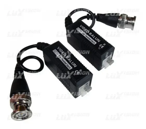 Par Conector Video Balun Engate Rápido Camera Ahd Cvi Tvi Hd