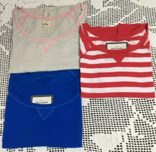 BLUSAS FEMININAS ABERCROMBIE e HOLLISTER - NOVAS e ORIGINAIS