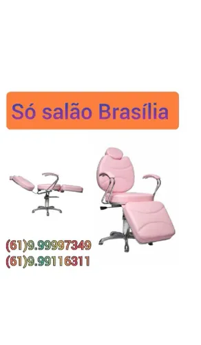 Cadeira TOPÁZIO com elevação nas pernas ideal para salão de beleza 