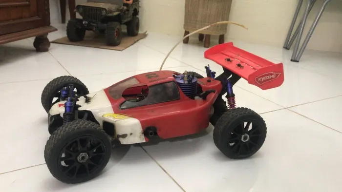 Carro de corrida controle remoto Inferno motor GS 21 nitro ORIGINAL - RARIDADE