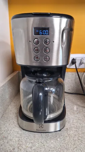 Cafeteira Elétrica Electrolux com Timer Programável - Inox