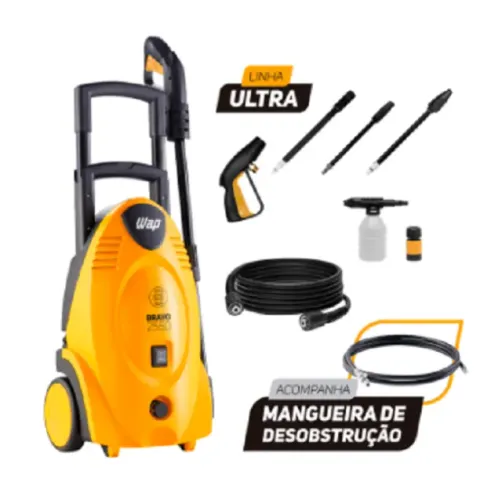Imperdível !!! Desobstruidora e Lavadora de Alta Pressão 1700W 1800PSI WAP Bravo Ultra 255