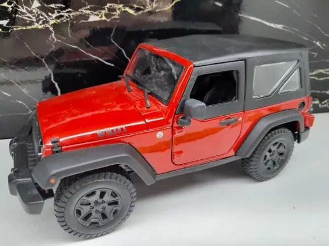 Miniatura Carro Jeep Wrangler 2019 Maisto 1/18