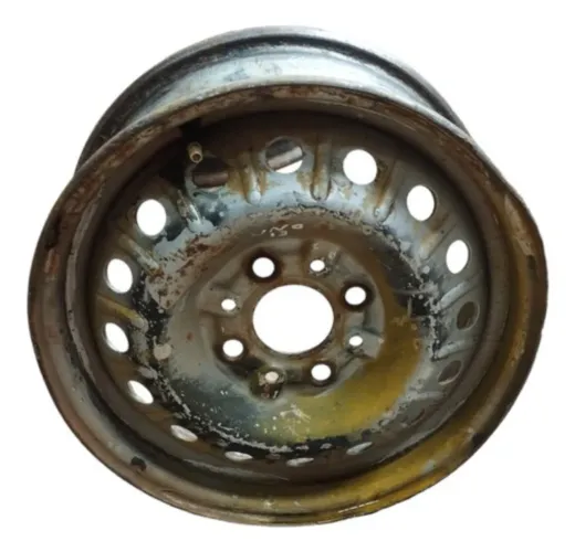 Roda De Ferro Aro 13 Fiat Uno 4 Furos Preta 2000 2001 2002 