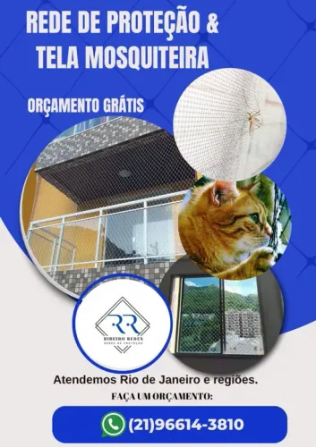 Rede de proteção e Tela Mosquiteira - Orçamento Grátis