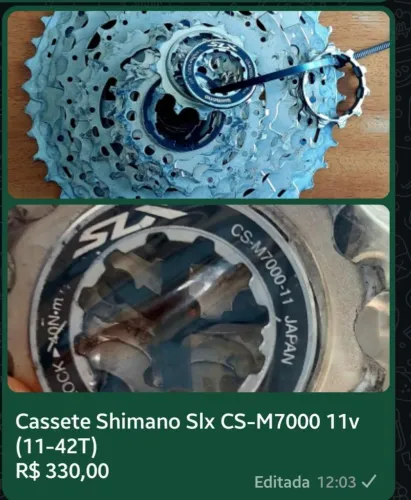 Cassete Shimano Slx CS-M7000 11v (11-42T)