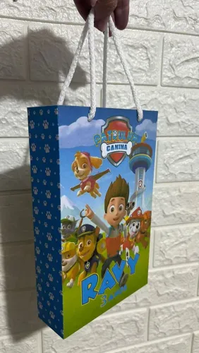 Sacola de Presente Patrulha Canina 