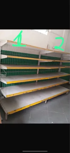 Prateleiras glândula comércio mercado 