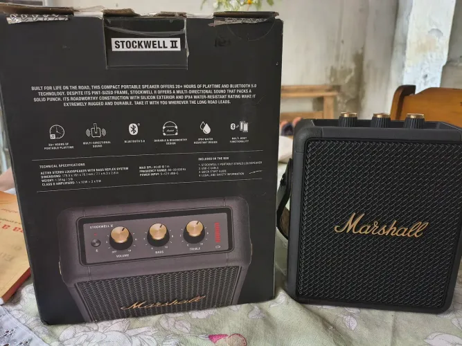 Vendo Caixa Bluetooth Marshall Stockwell II aceito oferta.