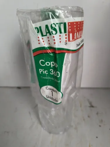 Copo Pic 360ml Plastilania 10 unidade