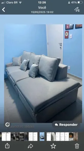 Sofá Modular Toscana retrátil Confortável e Moderno