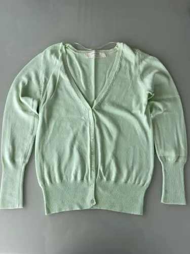 Cardigã Zara P verde