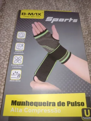 Munhequeira de Pulso Alta Compressão - B-MAX