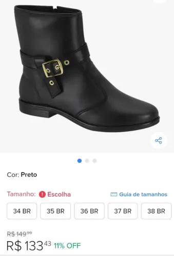 Bota nova 36