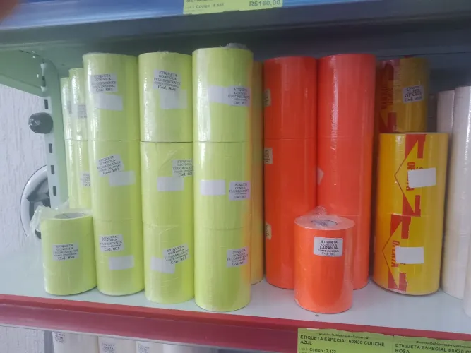 Etiquetas para Gondola Fluorescente - NOVAS