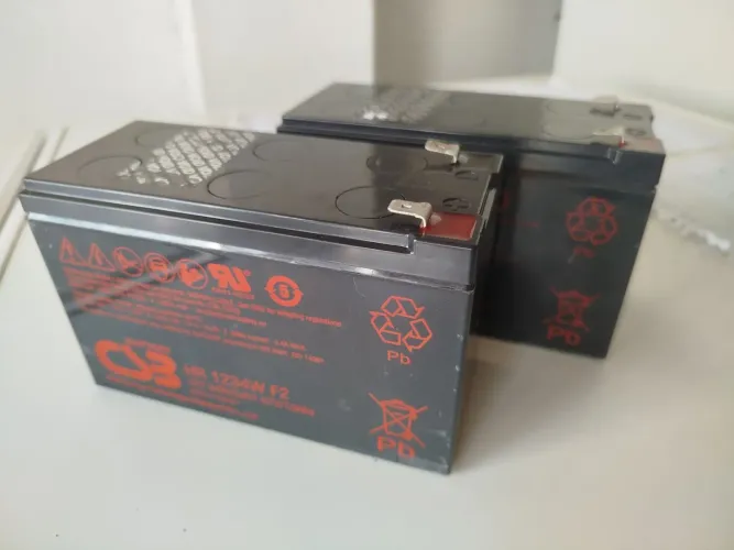 Batería de gel 12 tvs 7A novas 50 cada 