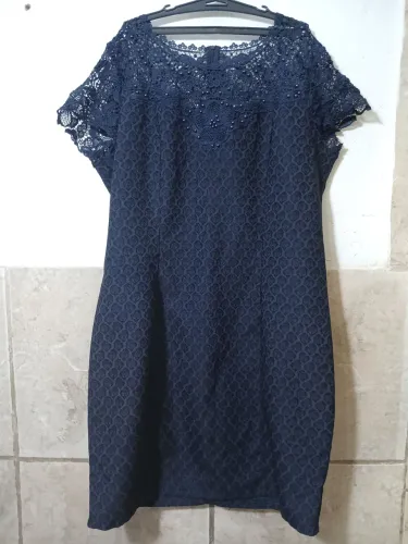 VENDO VESTIDO DE FESTA PLUS SIZE - AZUL MARINHO