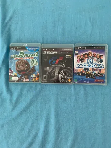 Jogos De PlayStation 3 - Gran Turismo / F1 Race Stars / LittleBIGPlanet