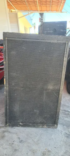 Caixa Subwoofer duplo 18 polegadas completa