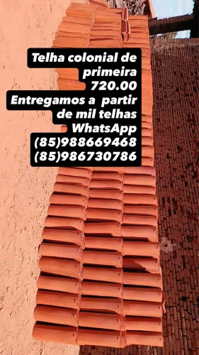 Telha colonial de Primeira 