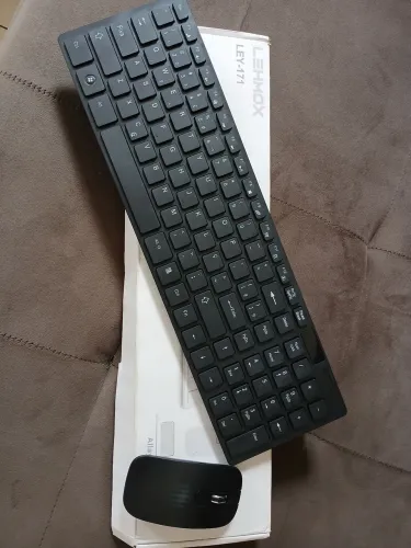 Teclado e mouse sem fio lemox