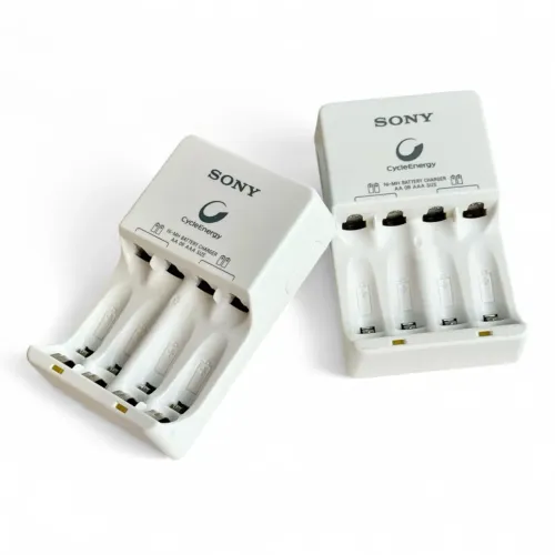 Kit 2 Carregadores de Pilhas Sony CycleEnergy