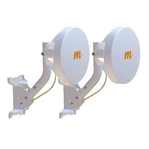 Link Mimosa com duas antenas e 2 radios integrados para ate 6km 1 Giga