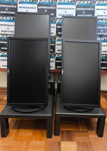 Monitor Dell vira na vertical e horizontal e regulagem de altura  