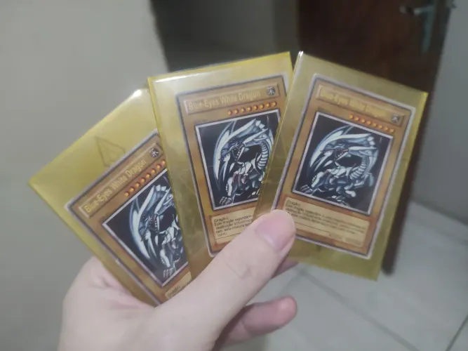 Mini cartas Yu gi oh - Blue Eyes White Dragon