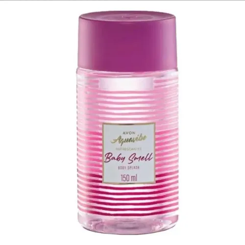 Body Splash Avon Aquavibe Baby Smell 150ml - Frescor e Delicadeza
