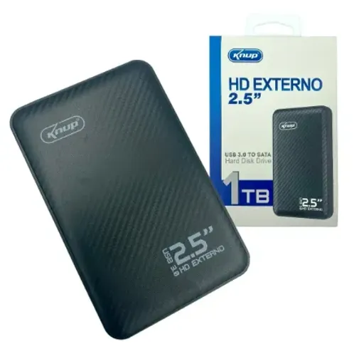 Hd Externo 2.5 Knup KP-HD807 1TB Sata Usb 3.0 5400Rpm Slim 