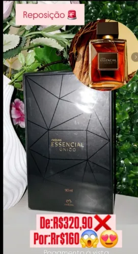 Perfume Natura Essencial Único 90ml - Reposição