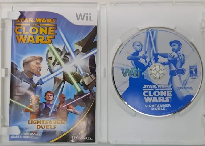 STAR WARS - The Clone Wars - LIGHTSABER DUELS / Nintendo WII - ORIGINAL