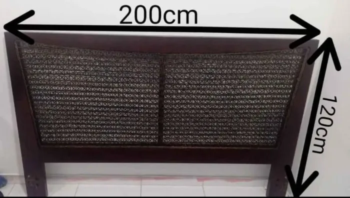 Cabeceira de Cama em Madeira Maciça 200cm x 120cm