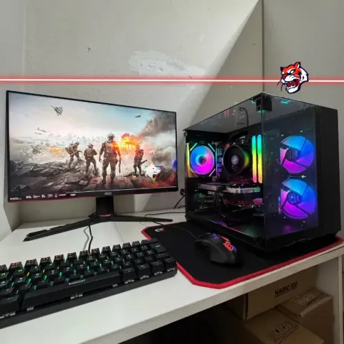 Pc Gamer Completo- Ryzen 5 3600 + RTX 3050 8GB + RAM 16GB + SSD M.2 NVMe 512GB