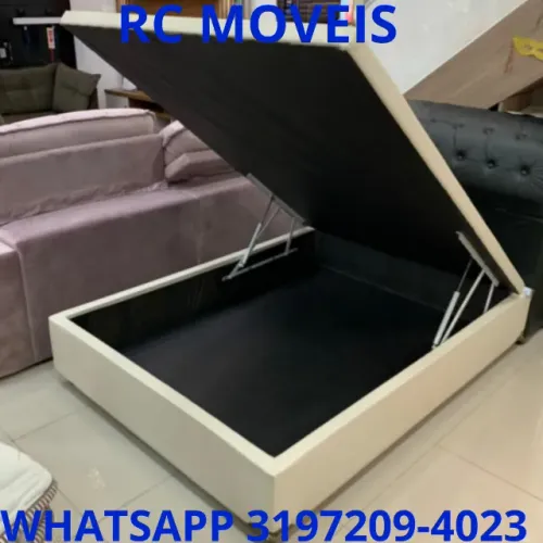 Cama Box Baú Casal Inteiriço 1.38x1.88 - Qualidade e Funcionalidade
