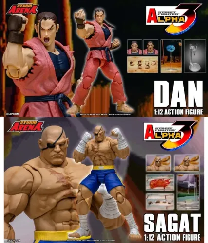 Storm Collectibles Street Fighter Alpha 3 Storm Arena Dan & Sagat (Pré-Venda)