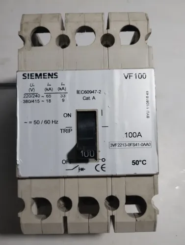 Disjuntor Siemens VF100 100A
