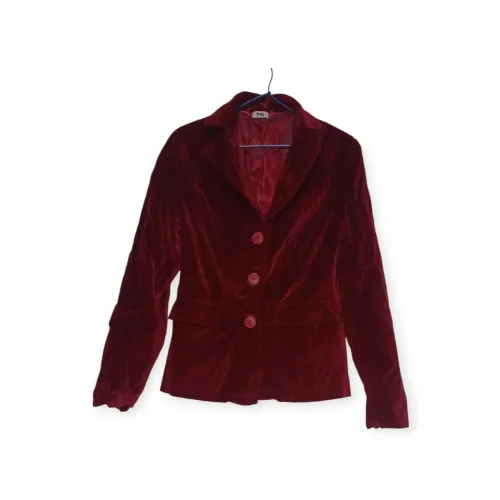 Blazer Tng Veludo Vinho Tam: G  