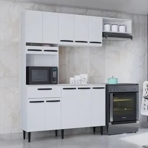COZINHA DORA 2.00 - 10 PORTAS E 1 GAVETA - POQUEMA