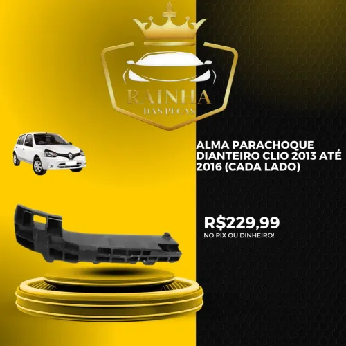 Alma Parachoque Dianteiro Clio 2013 até 2016