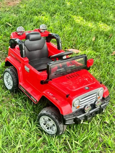 Carro Elétrico Infantil Jeep Vermelho