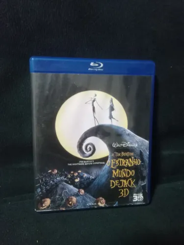 Blu-ray O Estranho Mundo de Jack 3D Tim Burton