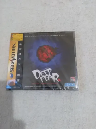 Deep Fear Sega Saturn Jogo prensado lacrado novo