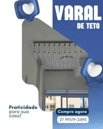 Varal de teto
