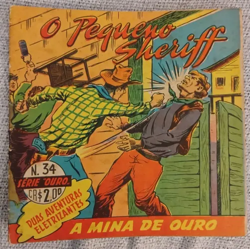 O PEQUENO SHERIFF (SÉRIE OURO) n°34 (09/1957) VECCHI