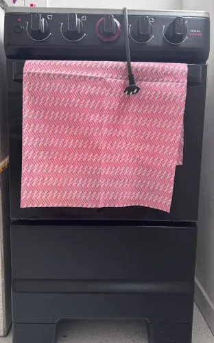 Fogão Esmaltec Ideal Super 4 Bocas Preto Acendimento Automático - Semi novo
