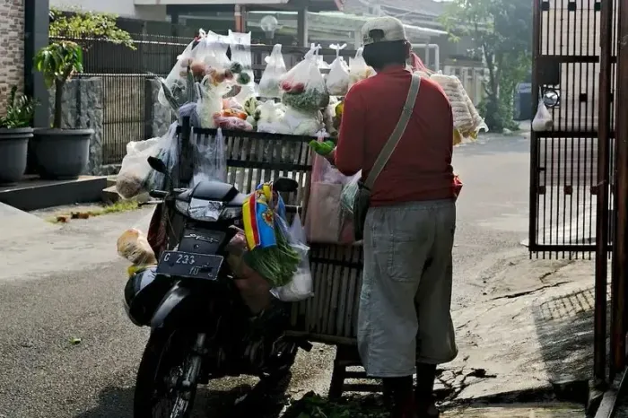 Vendedor porta a porta  