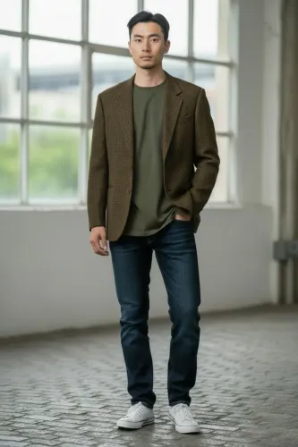 Blazer Vintage de Lã Batida da Marca HARRY?S