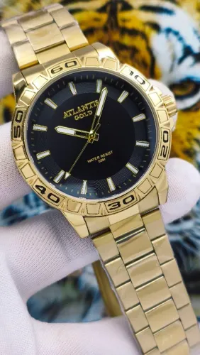 Relógio masculino Atlantis original prova d'água